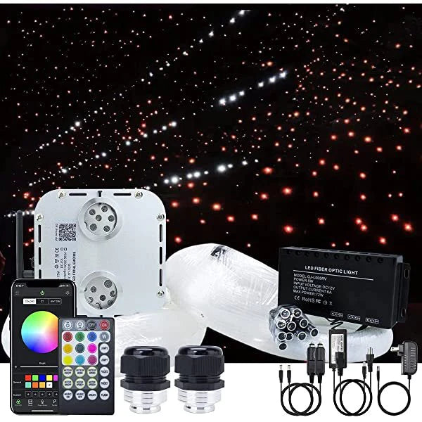 2x16W Bluetooth Starry Sky Headliner Lights for Car Truck & Home Theaters with Shooting Stars | STARLightinCar.com