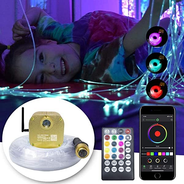 16W Twinkle RGBW Fiber Optic Sensory Lighting Kit for Nursery, Kindergarten, School & Hospital |  STARLightinCar.com