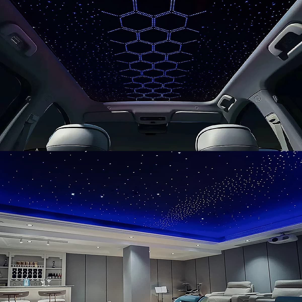 16W Smart Twinkle RGBW Rolls Royce Star Ceiling Lights for Car Truck's Headliner with Bluetooth APP/Remote Control | STARLightinCar.com