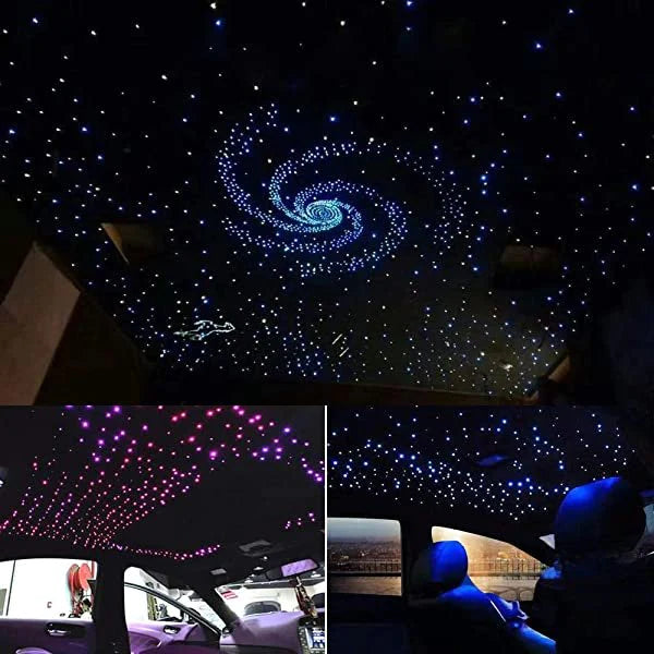 2x16W Bluetooth Starry Sky Headliner Lights for Car Truck & Home Theaters with PMMA Fiber Optic