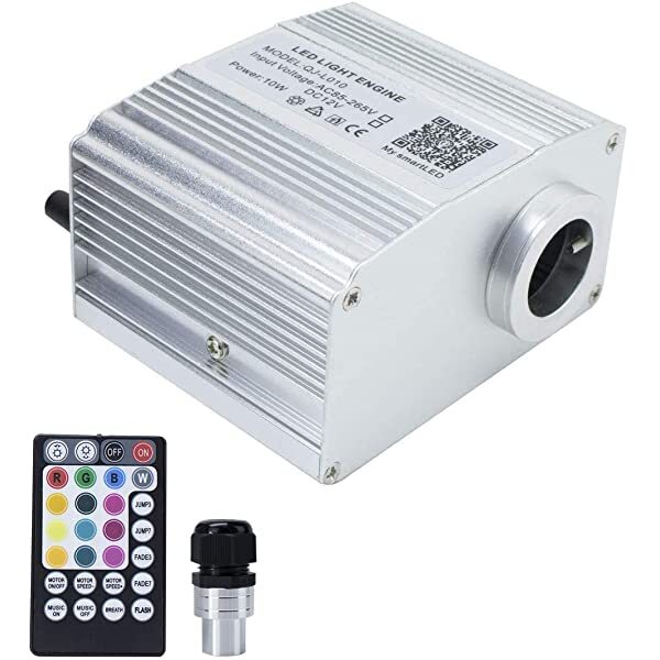 10W RGBW Twinkle LED Fiber Optic Illuminator for Star Light Headliner Kit with Bluetooth APP | STARLightinCar.com