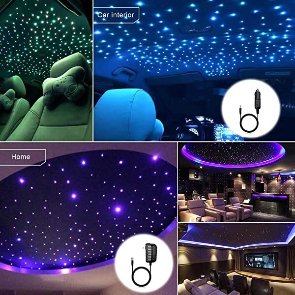 2x10W RGBW Colors Twinkle Fiber Optic Star Lights for Car Truck SUV & Home Theaters Rooms | STARLightinCar.com