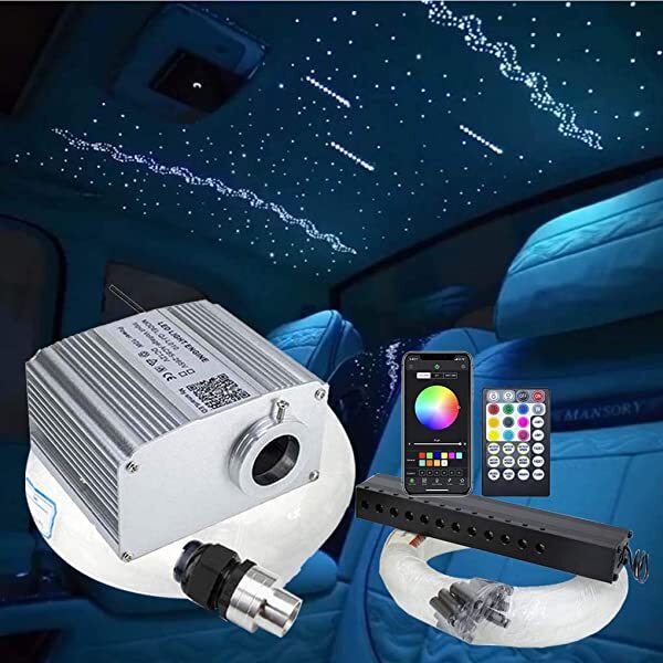  10W Twinkle RGBW Star Light Headliner Kit with Shooting Stars | STARLightinCar.com